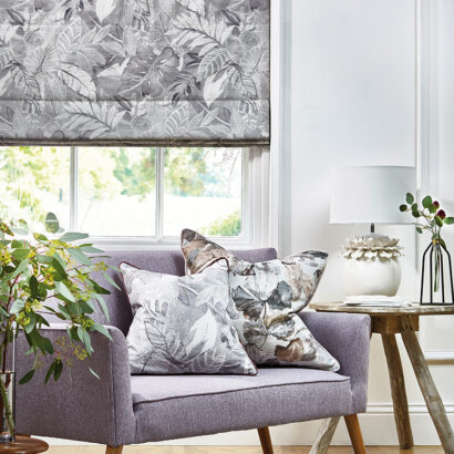 Roman Blinds - Chrome Mahalo