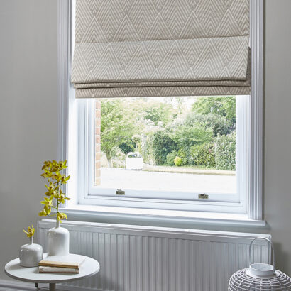 Roman Blinds - Crimp Stonewash