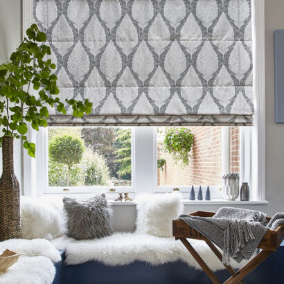 Roman Blinds - Treasure Chrome