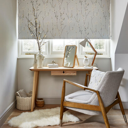 Roller Blinds - Almond Blossom Silver