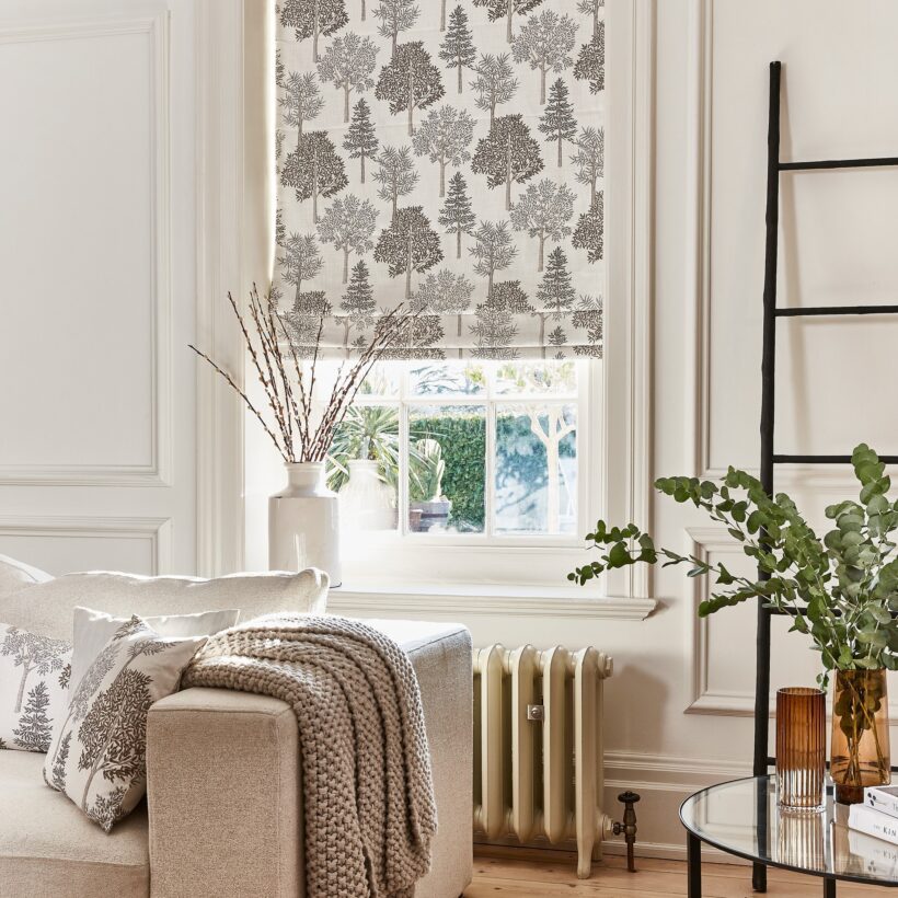1. Library Roman Blinds - Coppice Parchment (1)