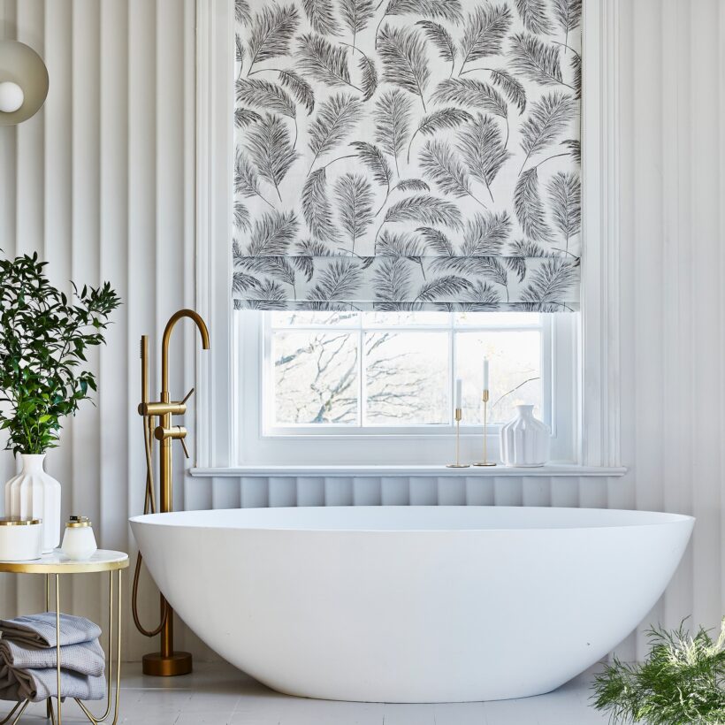 3. Library Roman Blinds - Pampas Grass Frost (1)