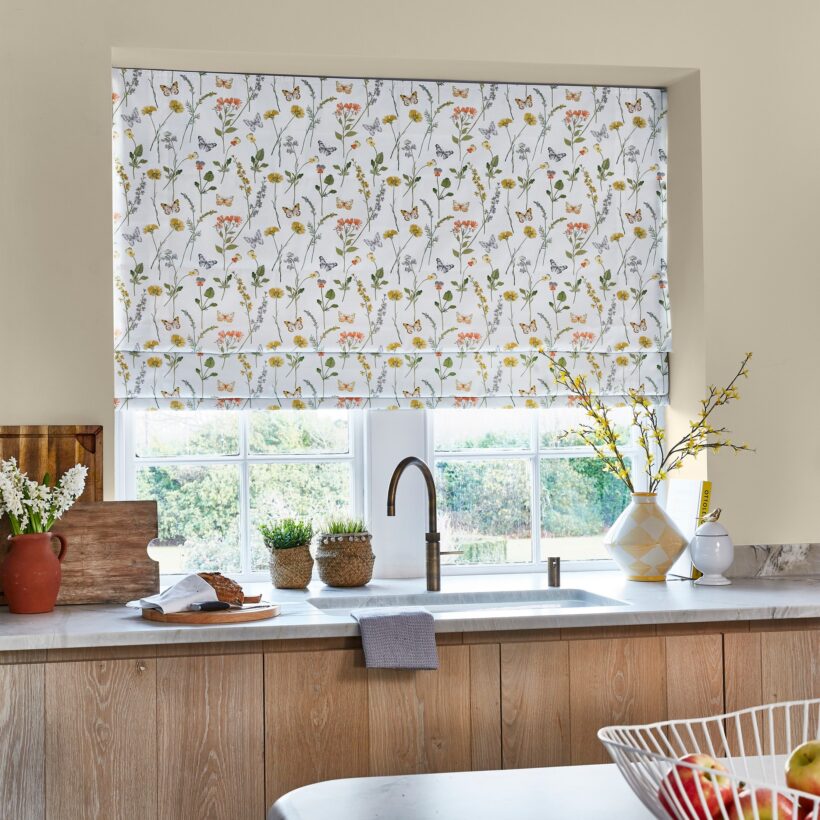 5. Library Roman Blinds - Gracie Buttercup