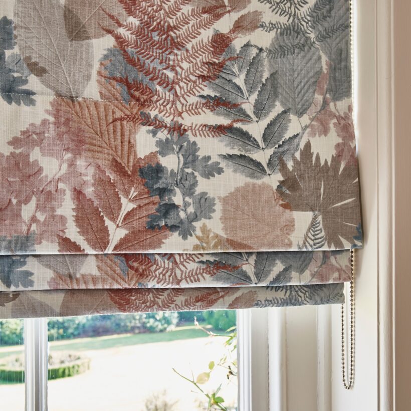 9. Library Roman Blinds - Forest Clay (2)